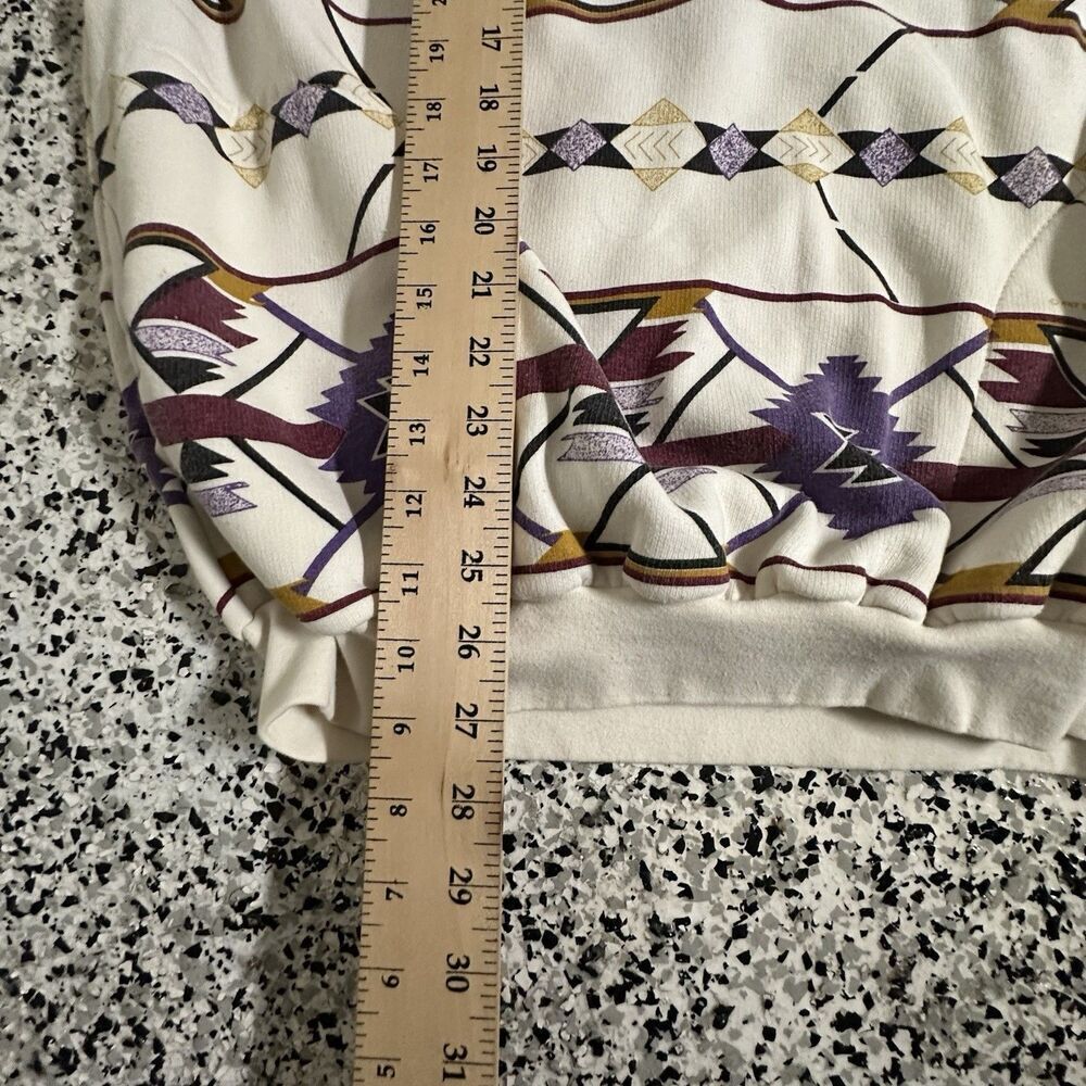 Vintage Art Unlimited Sweater Mens Aztec Southwestern Pullover Button 90's 1992 - Picture 3 of 10